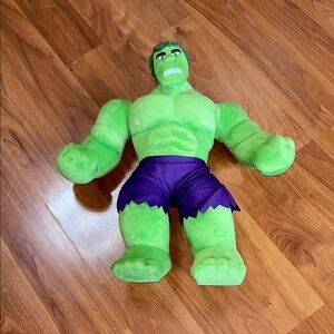 Marvel Hulk Green and Purple Stuffed Animal Plush